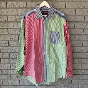 Vineyard Vines Shirt Murray Button Down Shirt Mens Size Large Colorblock Preppy